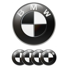 4 x Logo Bmw Aufkleber -