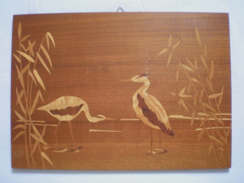 Intarsien bild holzbild - intarsien,
