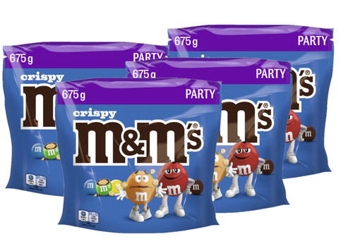Crispy 4x 675g - m&m´s, (2700g)