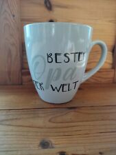 XL Tasse mit Spruch, Bester Opa der Welt,  850 mL, Kaffetasse, Geschenk, Baby 