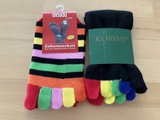 2x Paar Zehensocken bunt