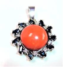 Anhänger 585 Gold Koralle 033