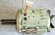 DDR Wäschemangel Wäscherolle Motor 11292 EBMR 63G4/226/1 + Antriebsachse Gewinde