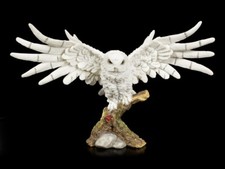 Eulen Figur - Snowy Rest -