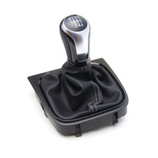 VW Leder Schaltknauf R line Aluminium Golf 5 6 Scirocco Jetta Eos Knauf Hebel