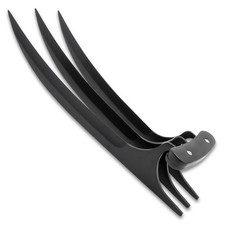13"  2pcs Pair Black Stainless