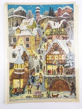 Alter Adventskalender Winter