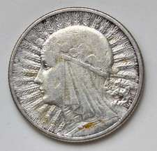 2 Zlote 1934 Polen Warsaw Silber