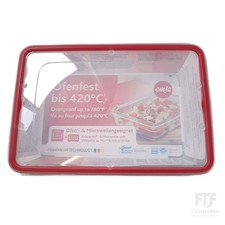 Emsa N10412 Clip Close Glas Frischhaltedose 3 L stapelbar-DEXKEL LEICHTER BRUCH-