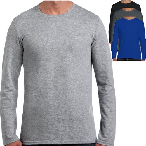 Gildan herren langarm shirt - herren,
