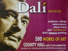 Dali Universe: London County Hall | Austellungsplakat, Poster 77 x100 cm