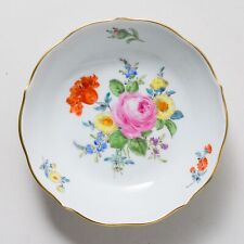 Meissen Untertasse Mokka Bunte Blume Bukett 11 cm 1. Wahl Neuware