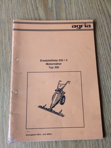 Agria ersatzteilliste 030 - ersatzteilliste, 030/4