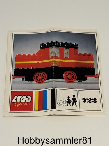 Lego 723 system - system, bauanleitung