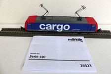 Märklin E-Lok digital rot blau  RE 481 003-2 mit Anleitung aus 29523 NEUWERTIG