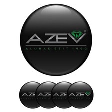 4 x AZEV Silicon Emblem