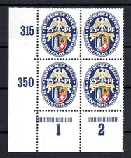 DR-Weimar WAPPEN MECKLENBURG STRELITZ 433 ECKRAND-VB  ** MNH POSTFRISCH (CA9584