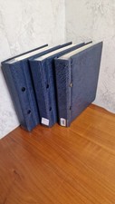 Briefealben  3 Album  ohne Schuber Leer  blau für Briefe, Postk., ETB FDC