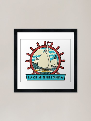 Lake minnetonka vintage stil - vintage,