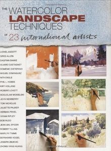 The watercolor landscape - the,