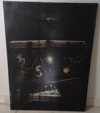 Wolfgang Axel Scharfe, 1967,  Öl auf Leinwand, Surrealismus