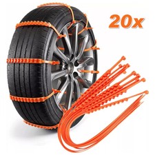 20 x Auto Schneeketten Reifen Schnee Kette Anfahrhilfe Anti-Rutsch Sicherheit-DE