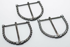 Gürtelschnalle / Schnalle für 60 mm Breite, Antik-Silber, Mittelalter / Ritter