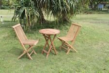 Teak Sitzgruppe - Gartenset - Balkonset - Gartengarnitur - 3tlg. 