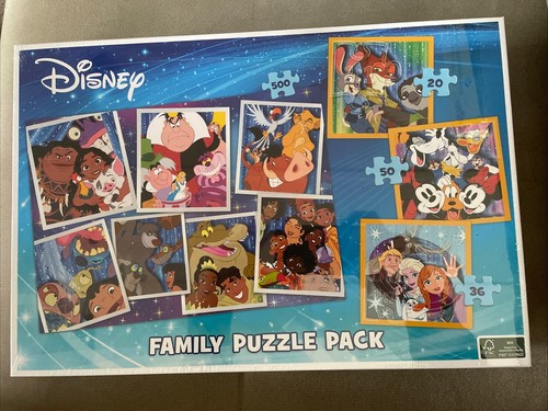 Disney family puzzle pack - disney,