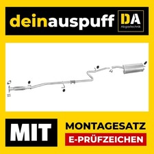 Auspuffanlage für Fiat Doblo 1.4 Auspuff D279