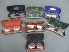 KONVOLUT  ALTE  NICKELBRILLEN