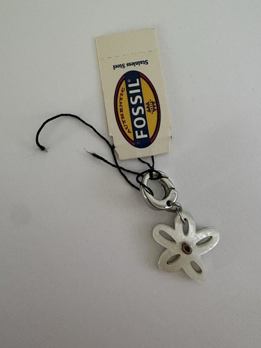 Fossil charm perlmutt blume - fossil,