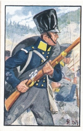Sammelbild deutsche uniformen - deutsche,