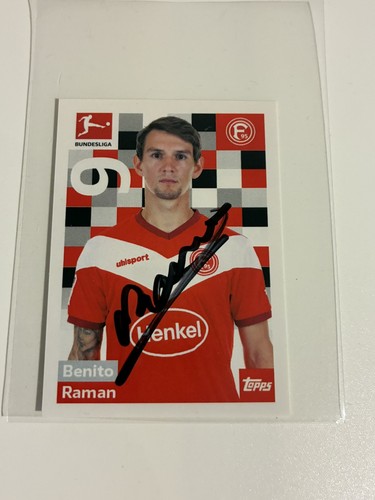 Benito raman autogramm topps - benito,