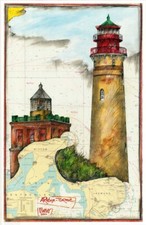 Kunstdruck - "Arkona Türme" -