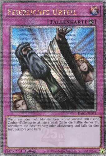 Feierliches urteil - feierliches, (v.5)