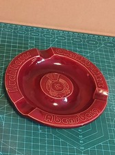 Aschenbecher Ascher Wittekind Steingut Keramik Rot Kuchlbauer Abensberg