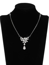 AAA Zirkonia Collier CZ Halskette Premium Qualität Hochzeit Party