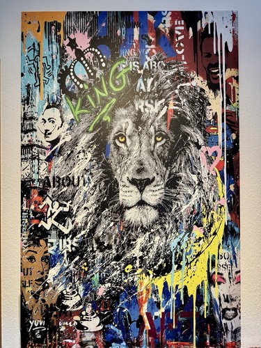 Löwe lion großer kunstdruck - lÖwe,