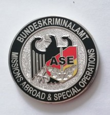 Coin Polizei BKA Bundeskriminalamt ASE Auslands-und Spezialeinsätze selten rar 