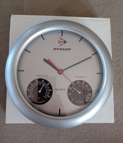 Dunlop wanduhr analog - wanduhr, rund