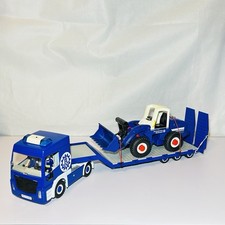 Playmobil THW Tieflader LKW Schwertransporter mit Radlader Custom Umbau (5467)