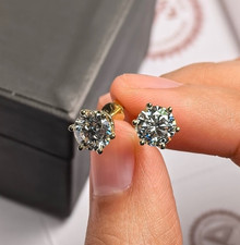 Diamant Ohrstecker, 585 Gold