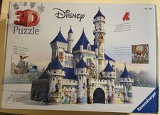 3D Puzzle Disney Ravensburger Schloss Castle ohne Klebstoff  Kunststoffteile