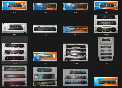 Roco reisezugwagen set - roco, reisezugwagen/-set