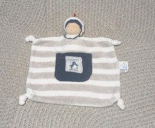 Püppchen Schmusetuch von Weleda weiß grau gestreift Kuscheltuch peluche