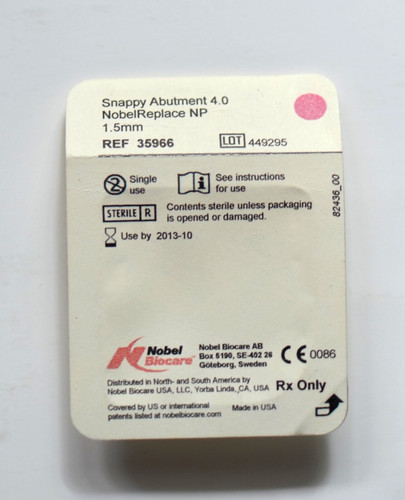 Implantat abutment snappy - implantat, 4.0