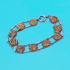 Antik Blumen Armband 800