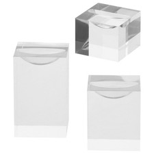 3pcs Acrylringständer Clear Ring Display Holding Schmuckversuche für Showcase