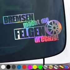 Bremsen Aufkleber Macht